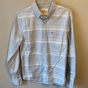 Hollister blue button down